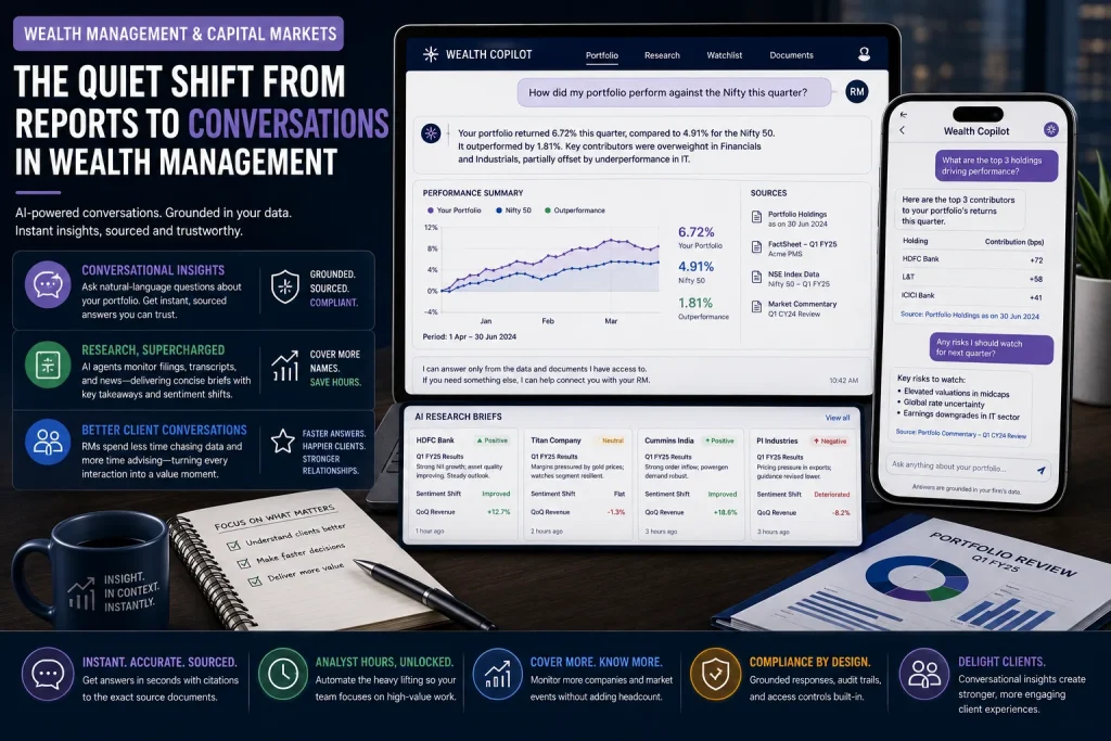 The Quiet Shift From Reports to Conversations in Wealth Management